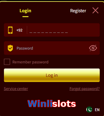 Winlislots login preview